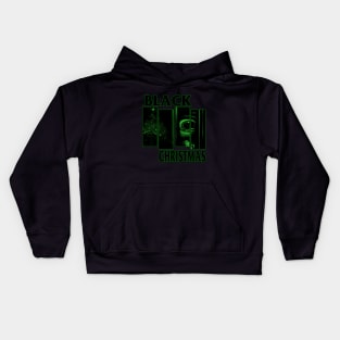 Black Christmas (Green Version) Kids Hoodie